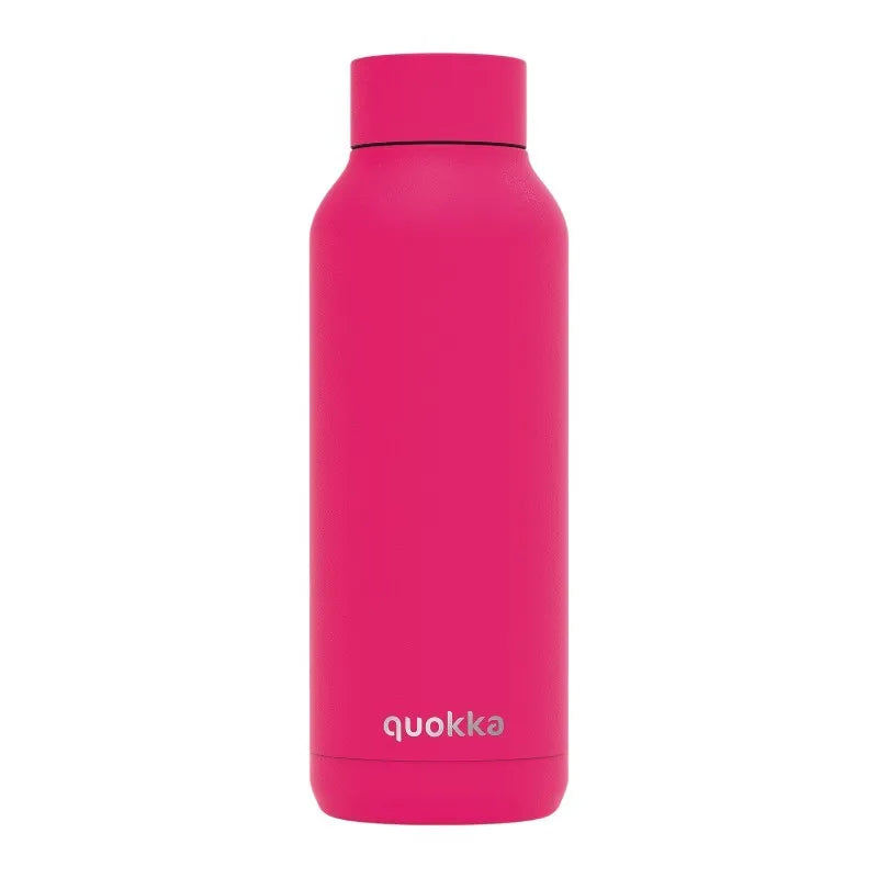Quokka Solid – nerūdijančio plieno termo gertuvė, 510 ml (aviečių rožinė)