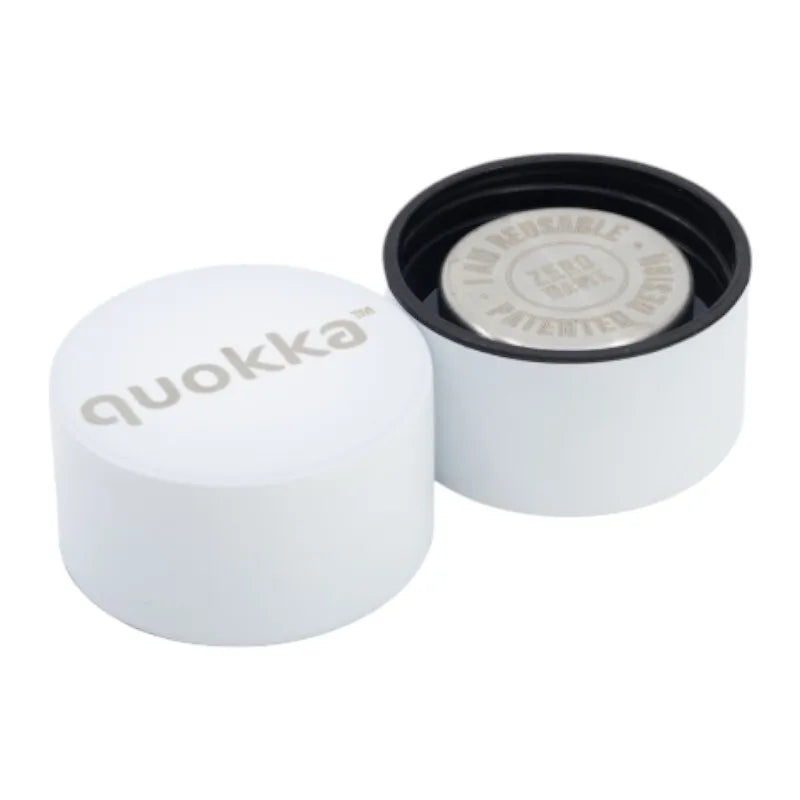 Quokka Solid – nerūdijančio plieno termo gertuvė, 510 ml (balta)