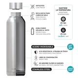 Quokka Solid – nerūdijančio plieno termo gertuvė 510 ml (Black Marble)
