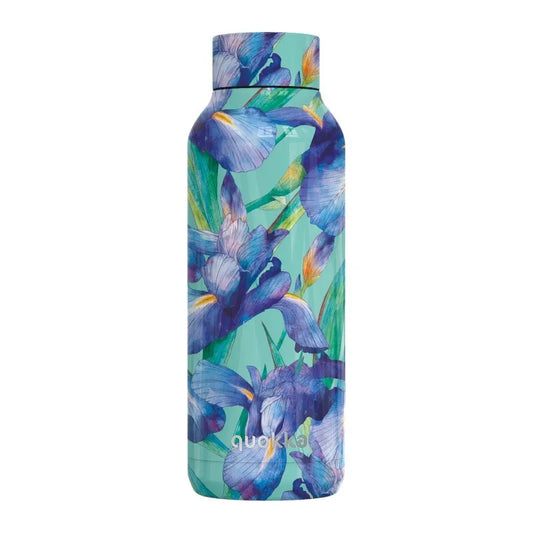 Quokka Solid – nerūdijančio plieno termo gertuvė 510 ml (Blue Irises)