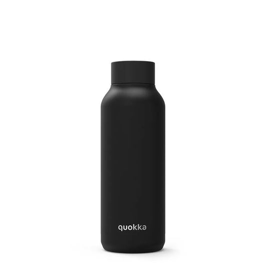 Quokka Solid – nerūdijančio plieno termo gertuvė, 510 ml (Jet Black)