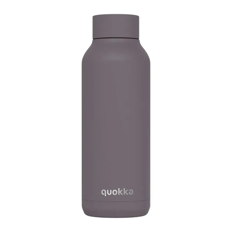 Quokka Solid – nerūdijančio plieno termo gertuvė, 510 ml (pilka)