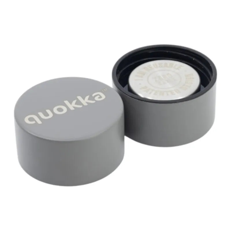 Quokka Solid – nerūdijančio plieno termo gertuvė, 510 ml (pilka)