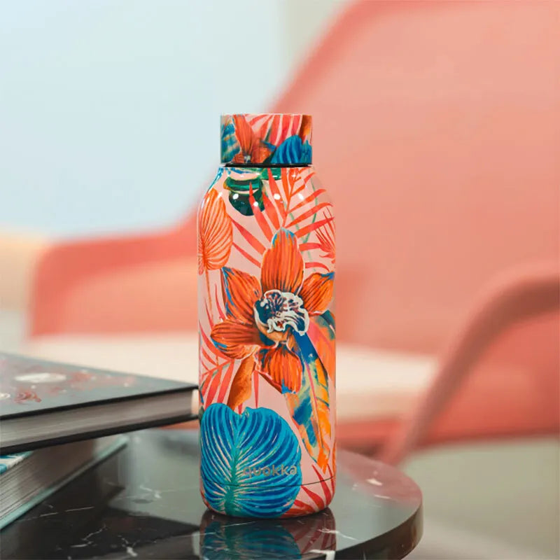 Quokka Solid – nerūdijančio plieno termo gertuvė 510 ml (smėlio spalvos)