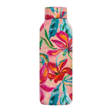 Quokka Solid – nerūdijančio plieno termo gertuvė, 510 ml (Tropical Bloom)