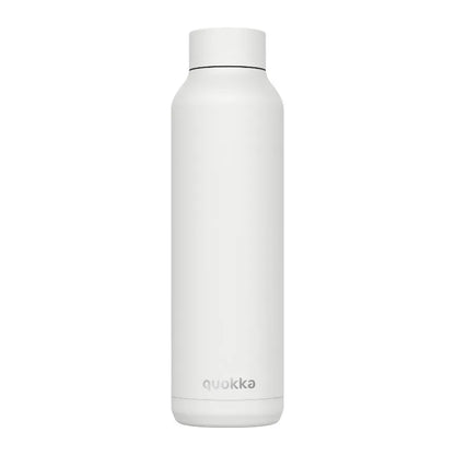 Quokka Solid – nerūdijančio plieno termo gertuvė, 630 ml (balta)