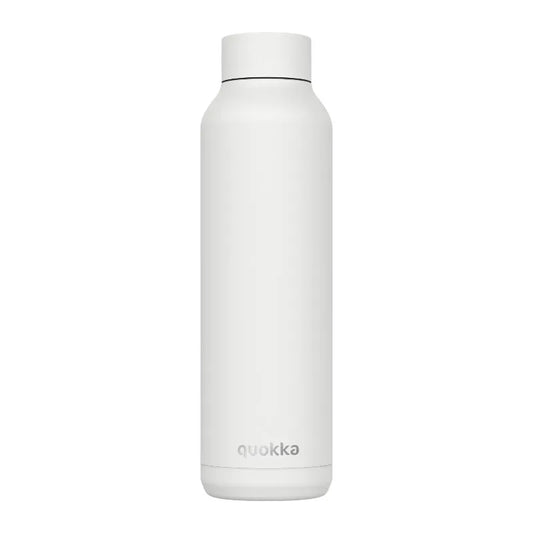 Quokka Solid – nerūdijančio plieno termo gertuvė, 630 ml (balta)