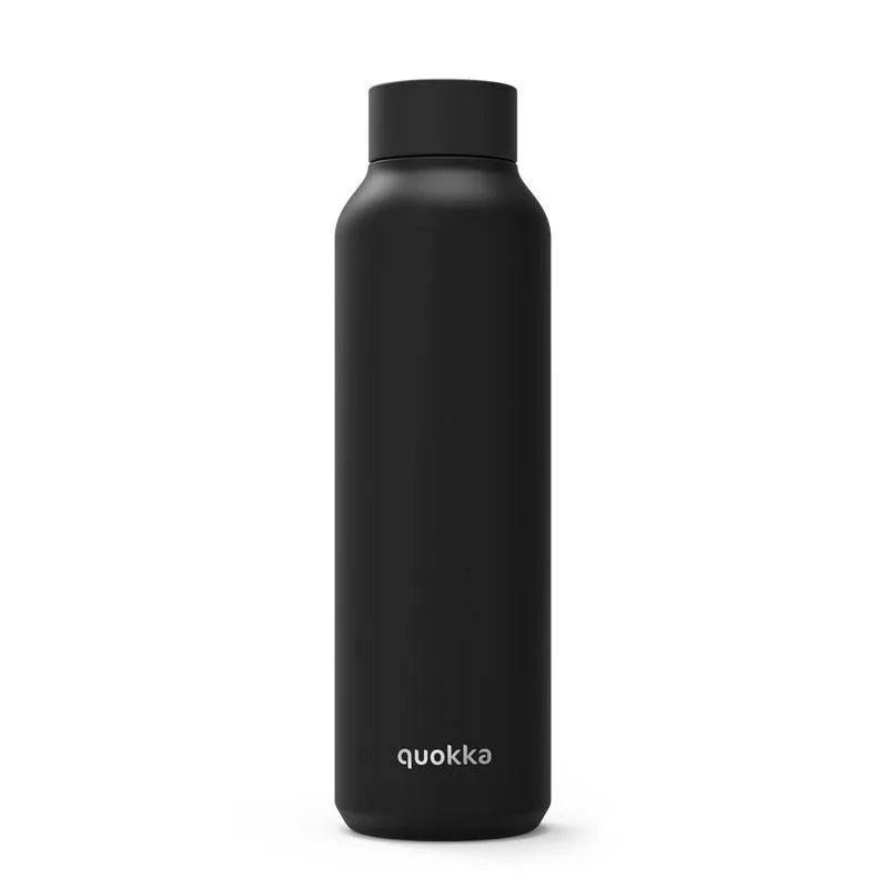 Quokka Solid – nerūdijančio plieno termo gertuvė, 630 ml (Jet Black)