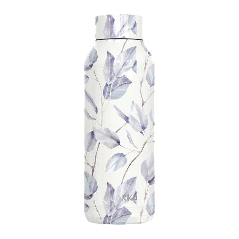 Quokka Solid - Nerūdijančio plieno termogertuvė 510 ml (Gray Bouquet)