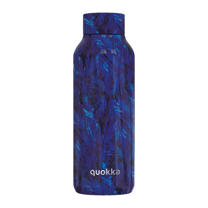 Quokka Solid – nerūdijančio plieno termogertuvė, 510 ml (Night Forest)