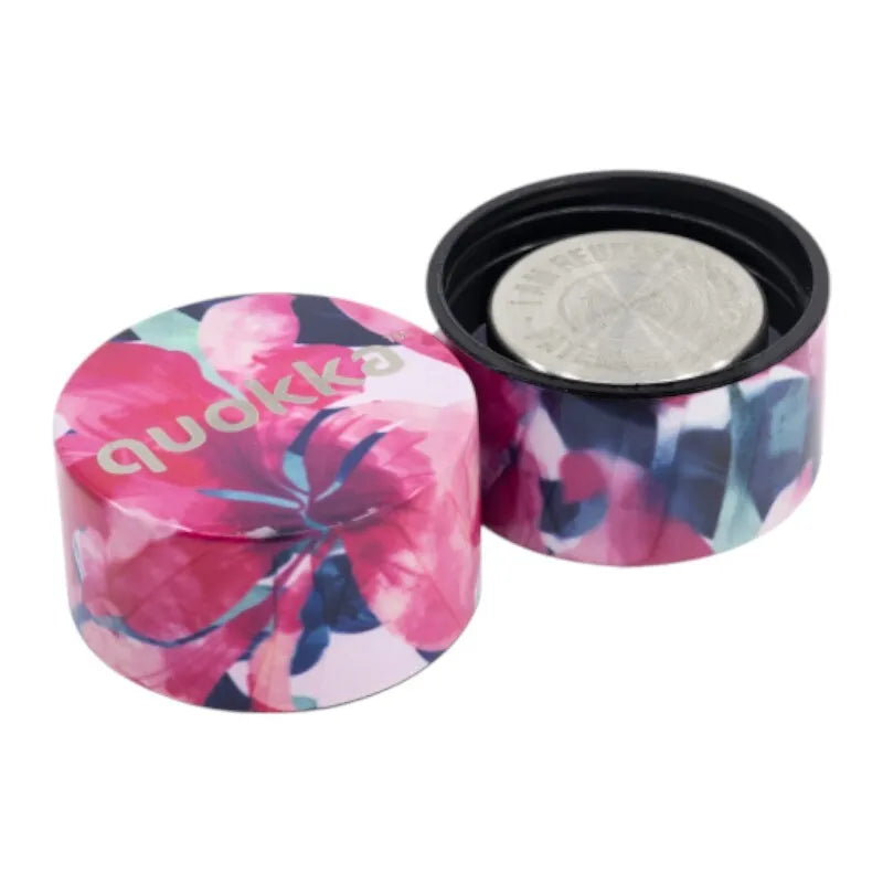 Quokka Solid - Nerūdijančio plieno termogertuvė 510 ml (Pink Bloom)