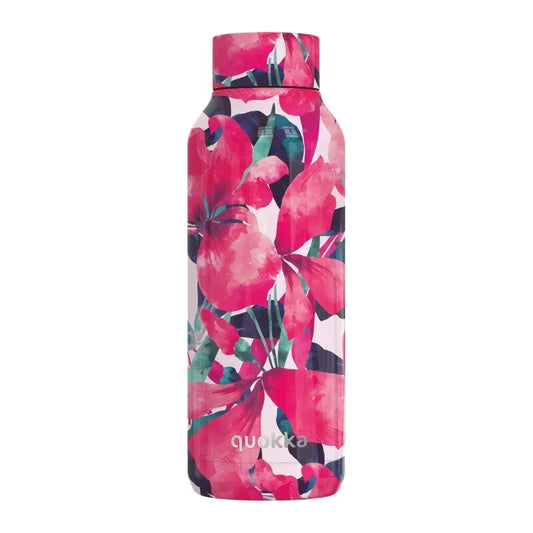 Quokka Solid - Nerūdijančio plieno termogertuvė 510 ml (Pink Bloom)