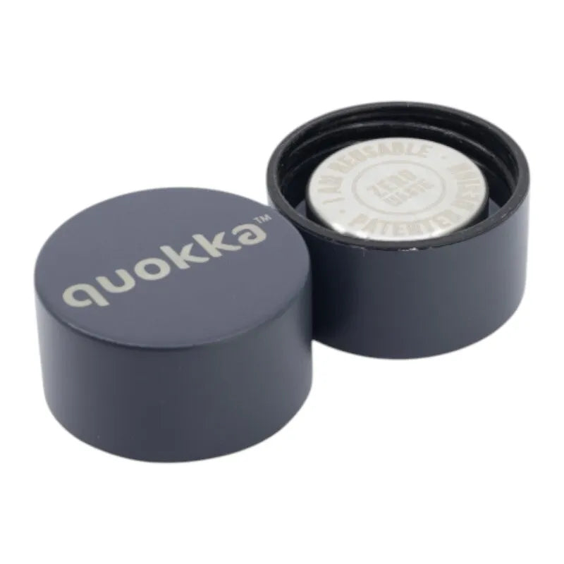Quokka Solid su dirželiu – 510 ml nerūdijančio plieno termobutelį (grafito spalvos)