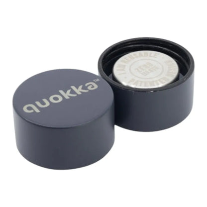 Quokka Solid su dirželiu – 510 ml nerūdijančio plieno termobutelį (grafito spalvos)