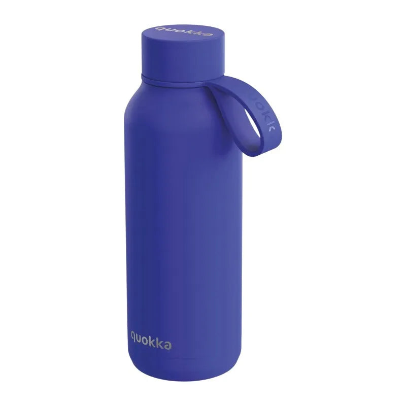 Quokka Solid su dirželiu – 510 ml nerūdijančio plieno termoso buteliukas (Dusk Blue)