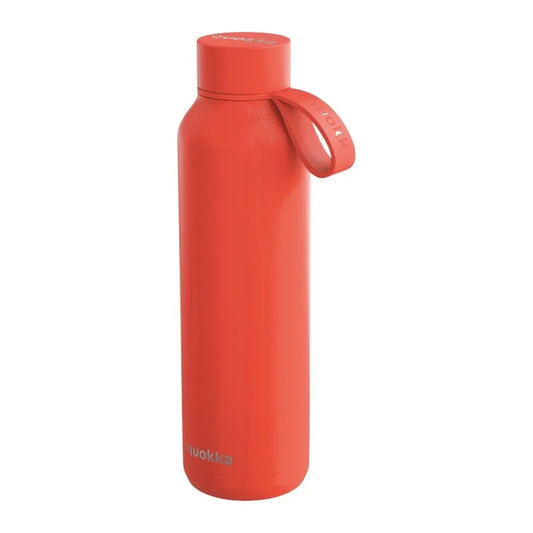 Quokka Solid su dirželiu – 630 ml nerūdijančio plieno termobutelį (oranžinis)