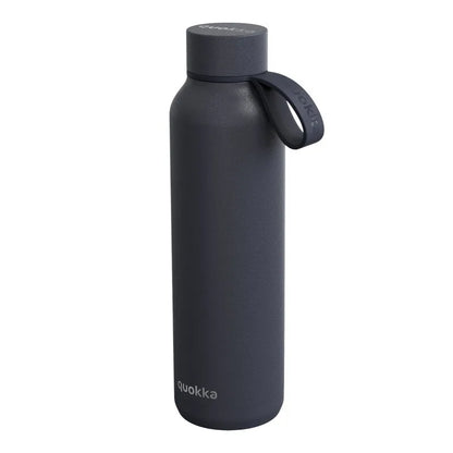 Quokka Solid su dirželiu – 630 ml nerūdijančio plieno termogertuvė (grafito spalvos)