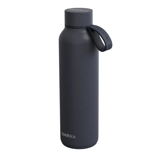 Quokka Solid su dirželiu – 630 ml nerūdijančio plieno termogertuvė (grafito spalvos)