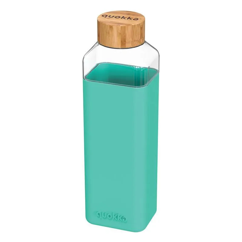 Quokka Storm – stiklinė vandens gertuvė, 700 ml (turkio spalvos)