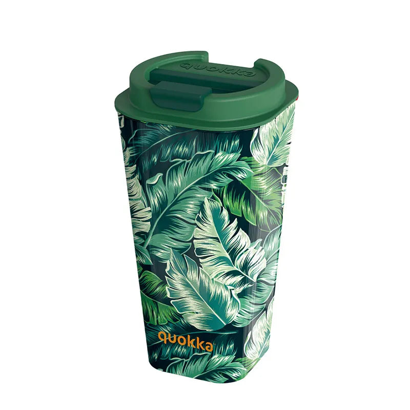 Quokka Vaso Cafe dvisienis puodelis – 450 ml (Jungle)