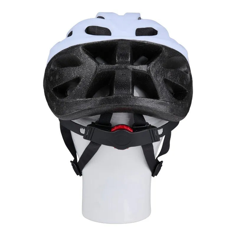 Reguliuojamas MTB dviratininko šalmas Dunlop, M dydis (55-58 cm), baltas-juodas