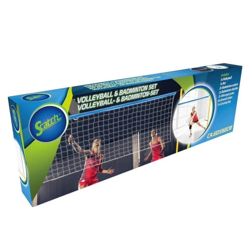 Scatch – 7-in-1 tinklinio ir badmintono rinkinys, 310x168 cm
