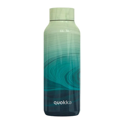 Šilumą išlaikantis nerūdijančio plieno butelis Quokka Solid, 510 ml (Ocean)