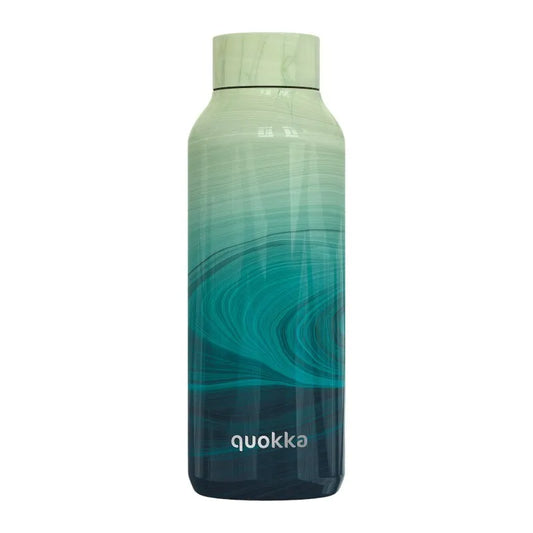 Šilumą išlaikantis nerūdijančio plieno butelis Quokka Solid, 510 ml (Ocean)