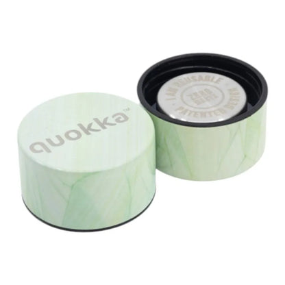 Šilumą išlaikantis nerūdijančio plieno butelis Quokka Solid, 510 ml (Ocean)