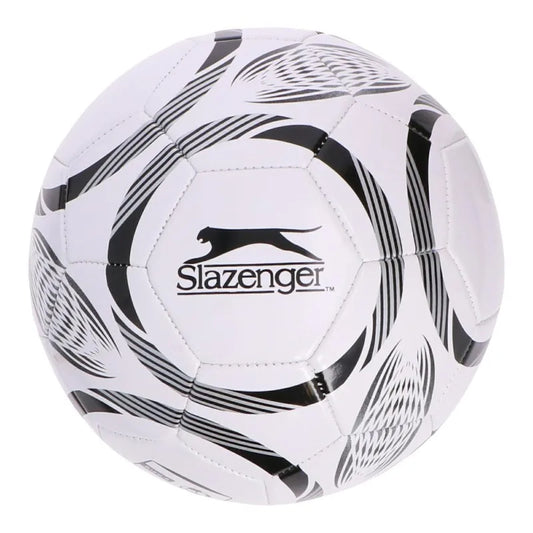Slazenger – 32-panelis treniruočių futbolo kamuolys, 5 dydis (baltas/juodas)