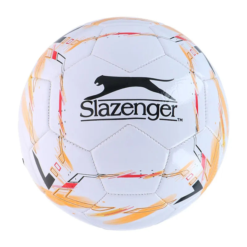 Slazenger - Futbolo kamuolys 5 dydis (baltas / oranžinis)
