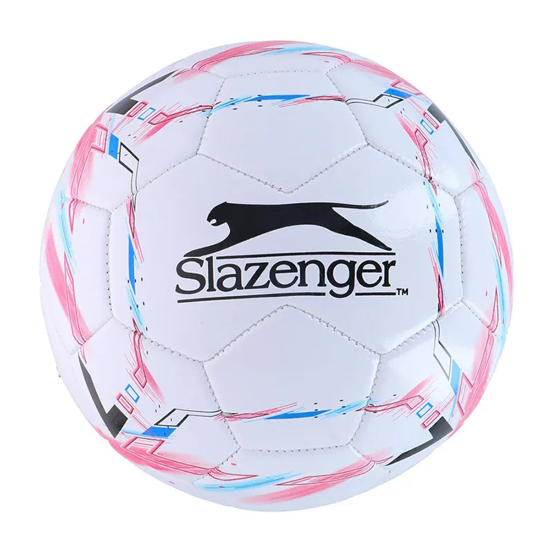 Slazenger - Futbolo kamuolys 5 dydžio (baltas / rožinis)