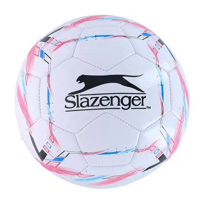 Slazenger - Futbolo kamuolys 5 dydžio (baltas / rožinis)