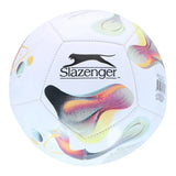 Slazenger – futbolo kamuolys vaikams, mini, 12 panelių, 2 dydis (baltas/geltonas)