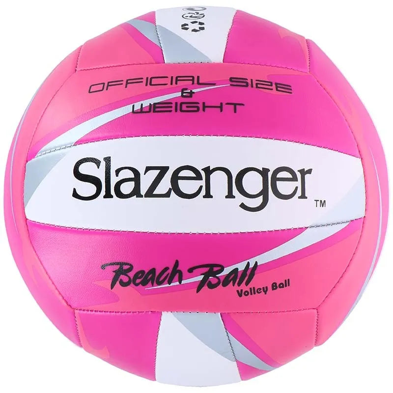Slazenger - Paplūdimio tinklinio kamuolys, 4 dydis (rožinis)