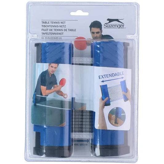 Slazenger – reguliuojamas stalo teniso tinklas (mėlyna / juoda)
