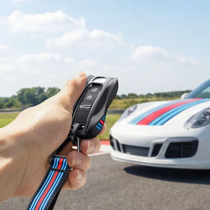 Spigen PK100 – automobilio raktelio dėkliukas Porsche (juodas)