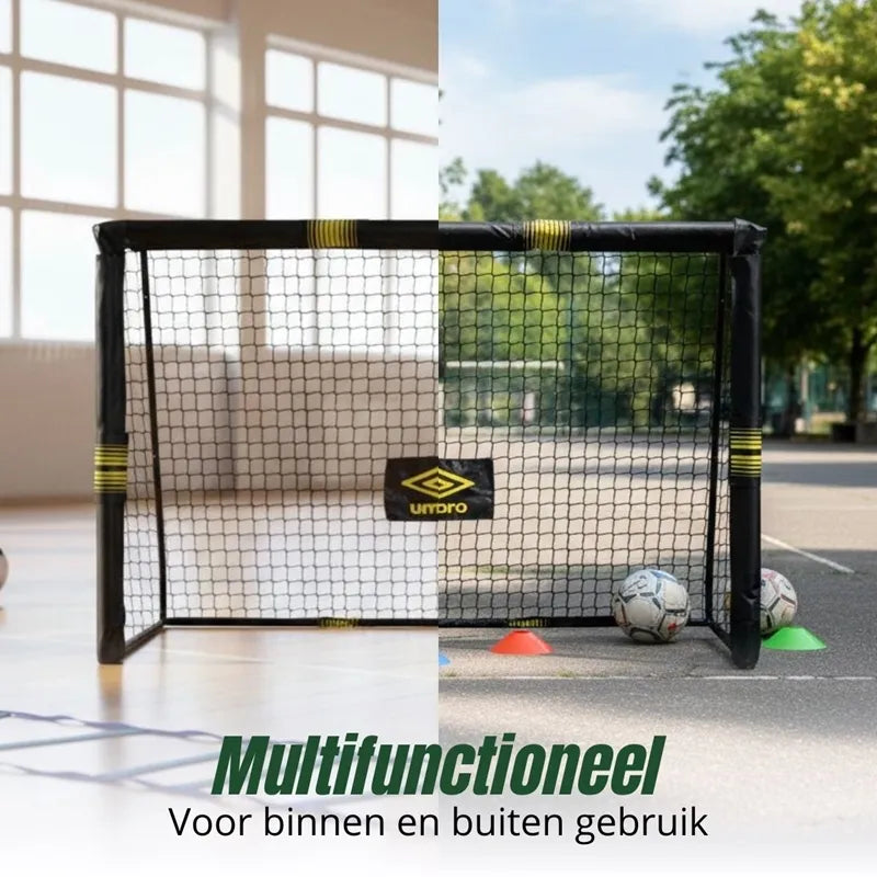 Umbro – metaliniai futbolo vartai su tinklu, 180 x 120 x 60 cm