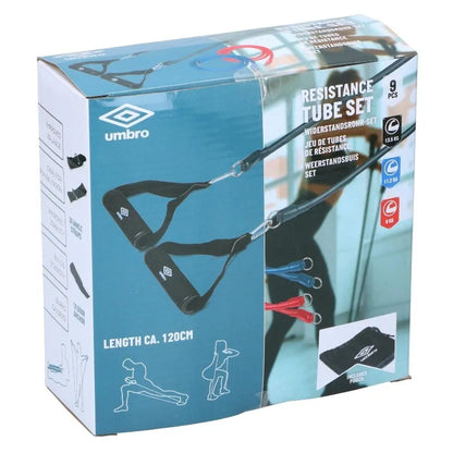 Umbro – pasipriešinimo gumų rinkinys, 9 dalių