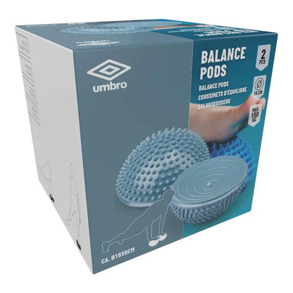 Umbro – sensoriniai pusiausvyros pusrutuliai reabilitacijai ir pėdų masažui, 2 vnt.