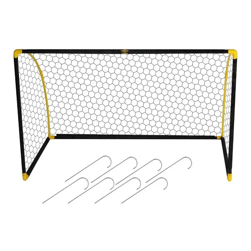 Umbro – Sulankstomi futbolo vartai su tinklu, 180x120x91 cm
